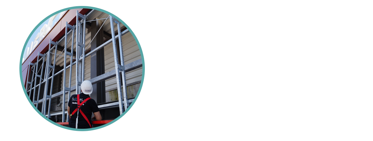 extraleichte Fachwerkkonstruktion für LED Displays